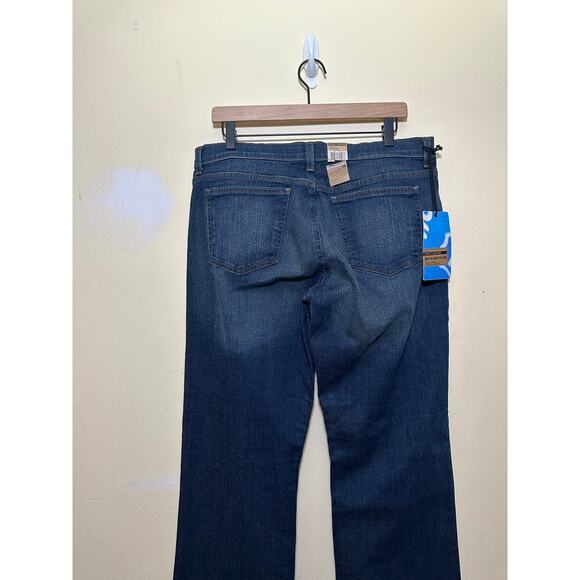 DKNY JEANS Womens Blue So-Low-Lita‎ Low Rise Slim Leg Jeans Size 12R Boot Cut - Picture 12 of 12